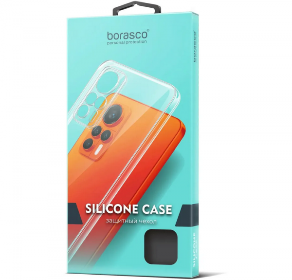 Case (clip case) BORASCO 72204, for Xiaomi POCO C51, transparent