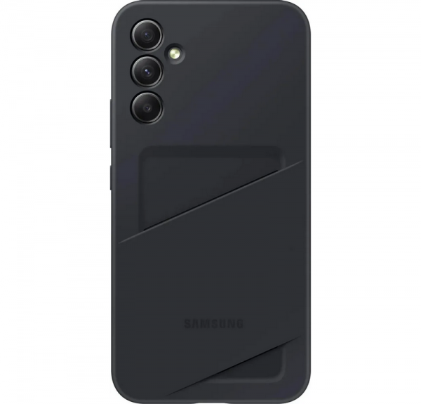 Case (clip case) Samsung Card Slot Case A34, for Samsung Galaxy A34, black [ef-oa346tbegru]